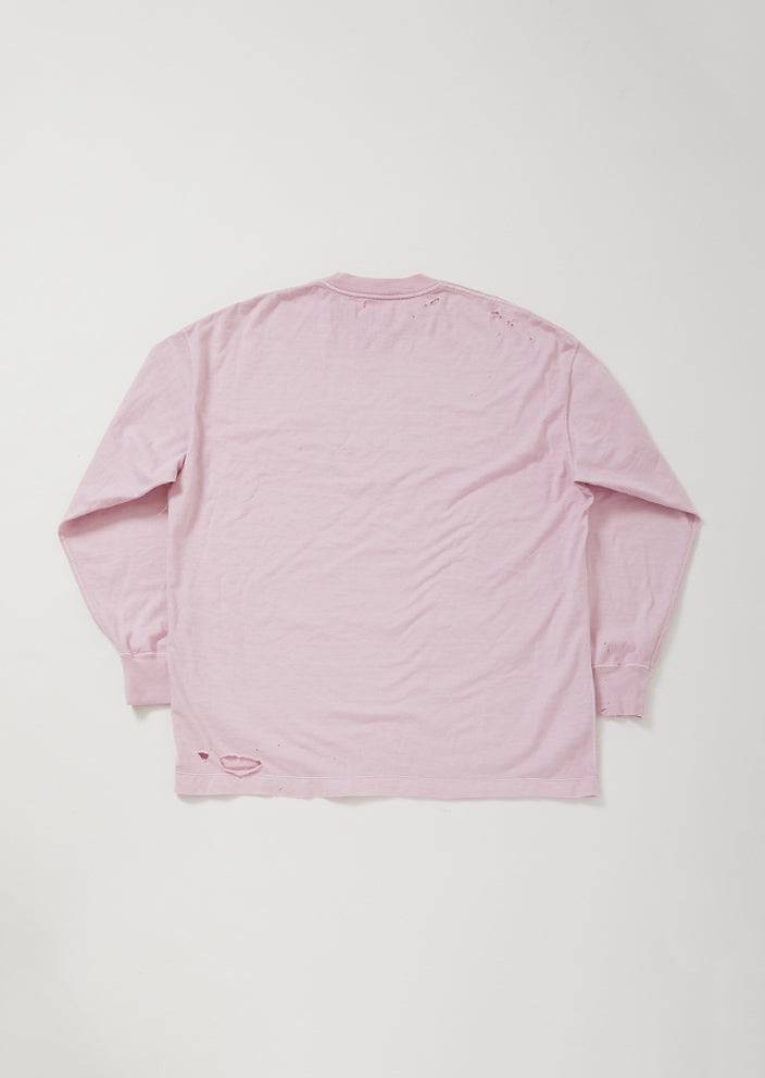 DAMEGE DYEING LONG SLEEVE T HAKUTOU