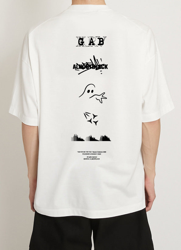 PRINT T SHIRT WHITE