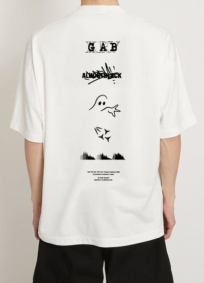 PRINT T SHIRT WHITE