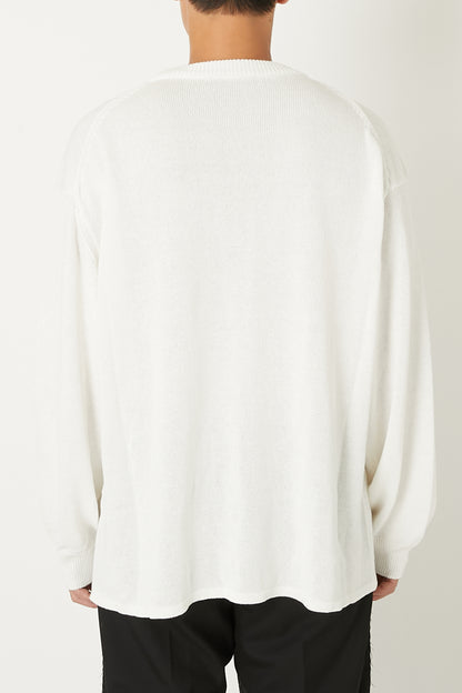 COTTON PAPER PRINT KNIT