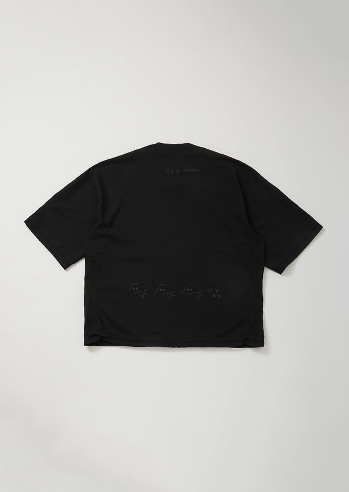 WOVEN DWR SHORT SLEEVE PONCHO