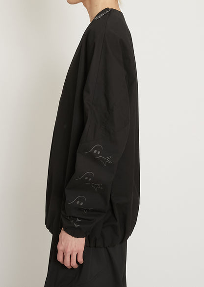 WOVEN DWR LONG SLEEVE PONCHO