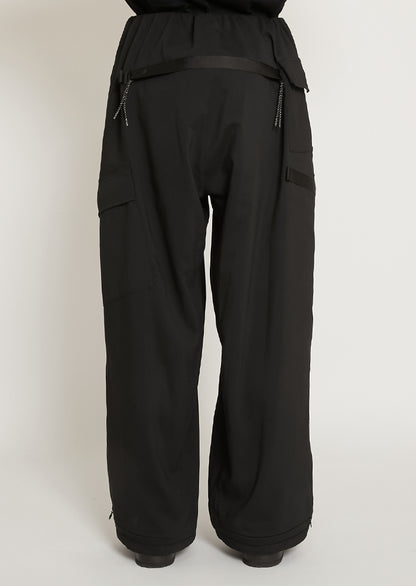 WOVEN TWO TUCK NINJA WIDE PANTS