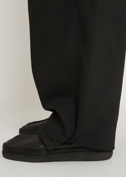 WOVEN TWO TUCK NINJA WIDE PANTS